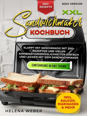 cover image of XXL Sandwichmaker Kochbuch